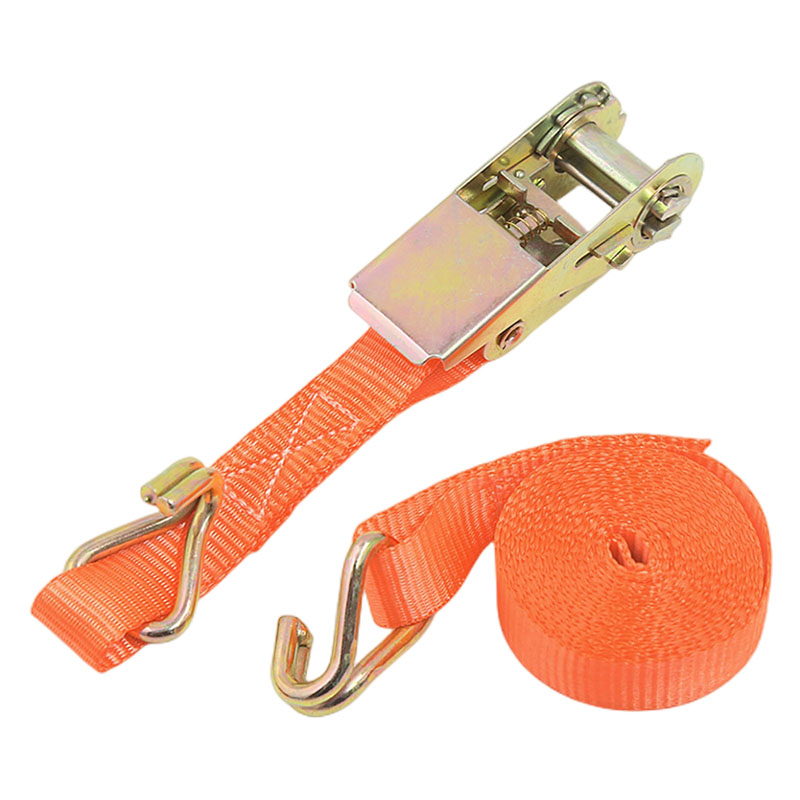25mm 1000kg 5m ratchet straps tie down with wire hook