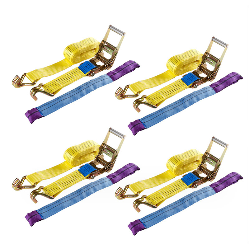 4 pack 50mm tire ratchet tie down